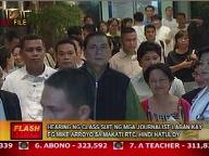 Hearing on journalists' suit vs Mike Arroyo reset