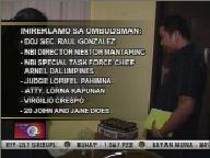 Raps filed vs DOJ chief, NBI men for Jimenez's wife's rescue