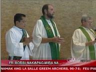 Freed Fr. Bossi celebrates first Mass
