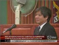Bongbong was not able to testify vs Lucio Tan