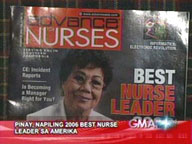 Filipina voted 2006 best nurse leader in US
