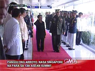 Arroyo in Singapore for 13th Asean summit