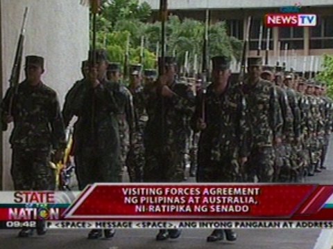 visiting forces agreement A majority of senators want a review of the visiting forces agreement (vfa) with the united states, with the objective of amending certain provisions of the treaty, particularly on criminal. visiting forces agreement A majority of senators want a review of the visiting forces agreement (vfa) with the united states, with the objective of amending certain provisions of the treaty, particularly on criminal.