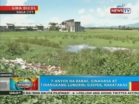 Pilipinas: 7-anyos na babae sa Bicol, ginahasa at tinangkang lunurin