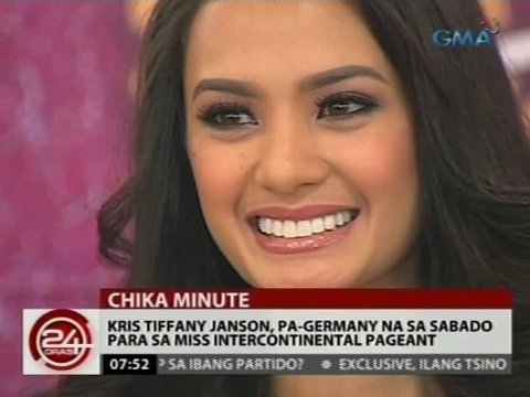 Kris <b>Tiffany Janson</b>, pa-Germany na sa Sabado para sa Miss Intercontinental <b>...</b> - 24Oras_111914_20