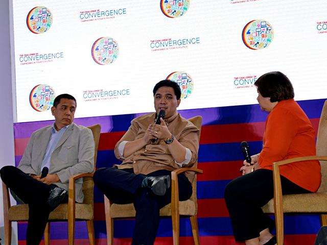 Campaigns 2016: Digital experts Mon Lizardo and Carlo Ople with Malou Tiquia, CEO of PUBLiCUS Asia. (Photo by Veronica Pulumbarit) 
