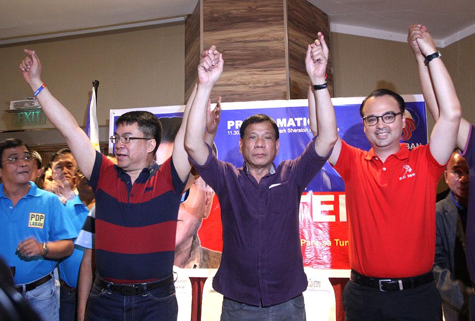 Pdp Laban Officially Declares Duterte As Standard Bearer Photos Gma