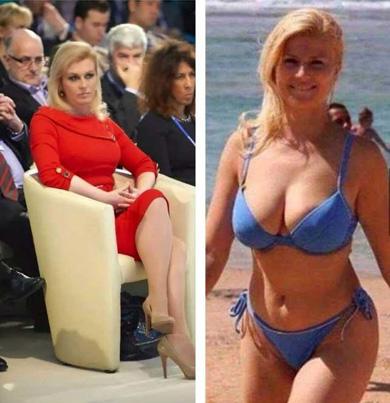 Croatian President S Bikini Photos Impress And Fool The Internet