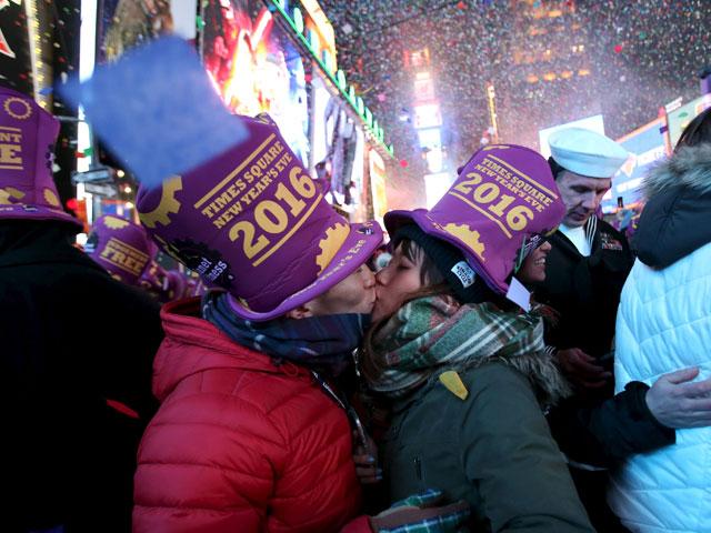 Jubilance in Times Square as New York marks the new year