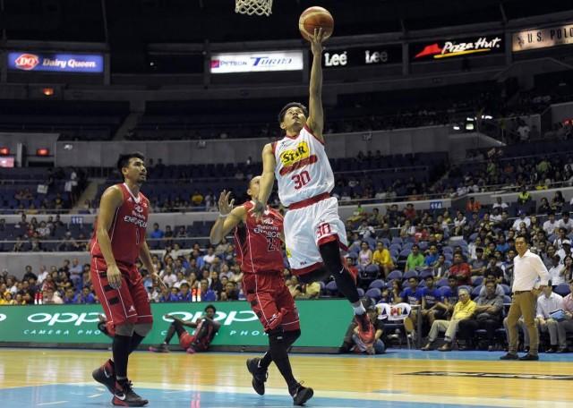 Mark Cruz scored a PBA career-high 18 points. KC Cruz