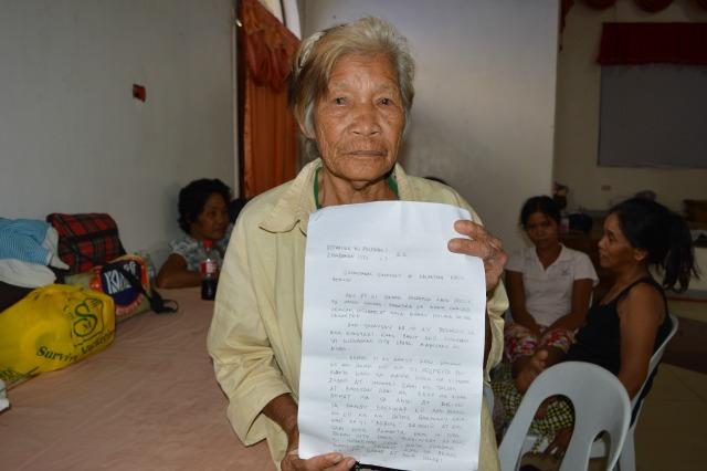 Valentina Berlina was among those charged with direct assault. Williamor Magbanua