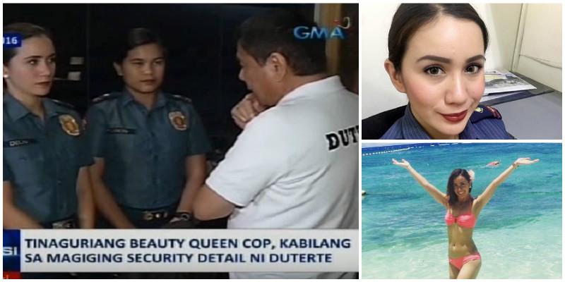 Image Duterte image beautiful image beautiful - Beauty queen cop' to be part of Duterte's security detail | GMA ...