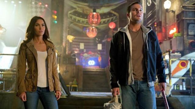 As plucky reporter April O'Neil and hockey stick-wielding vigilante Casey Jones, respectively, Megan Fox and Stephen Amell aren't given much to do