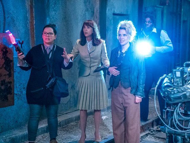 Melissa McCarthy, Kristen Wiig, Kate MCKinnon, and Leslie Jones are the new Ghostbusters