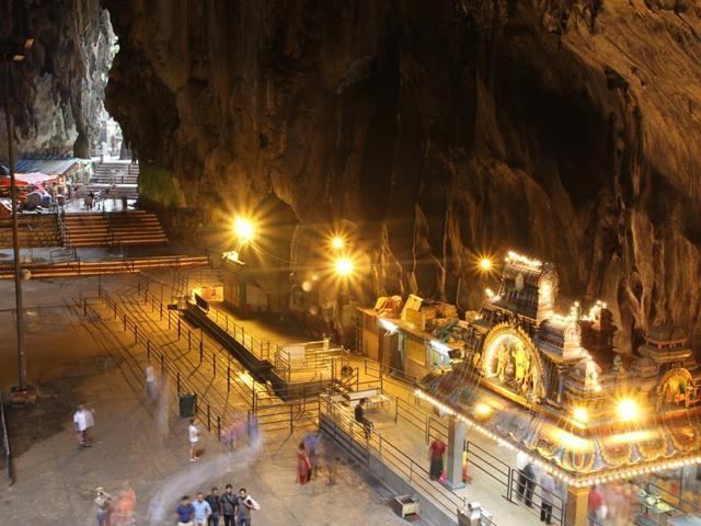 The Temple Cave features several temples and shrines, and is one of the central venues for the Thaipusam festival.