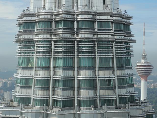 Security is especially tight on weekdays as work is still being done in multi-national companies located in Towers 1 and 2.