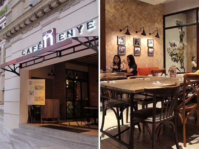 The accent walls, mismatched chairs, and eclectic decor make Cafe Enye an interesting dining place. Photos: Nikka Sarthou-Lainez.