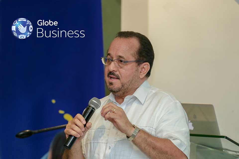 Globe Telecom&acirc;s Chief Commercial Officer Albert de Larrazabal discusses the importance of cybersecurity at Globe Business Relationship Management Group&acirc;s CIO night which gathered over 40 chief information executives of various conglomerate partners. 