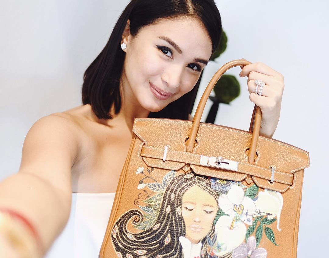 Heart Evangelista carries P170K paint can bag at New York Fashion