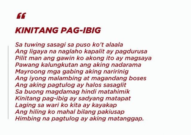 ð Tula tungkol sa mga pilipino. Mga halimbawa ng tula tungkol sa wikang