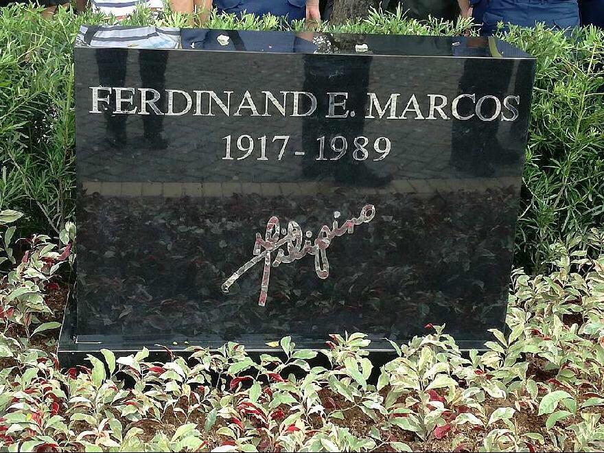 Marcos epitaph at Libingan ng mga Bayani | News | GMA News Online