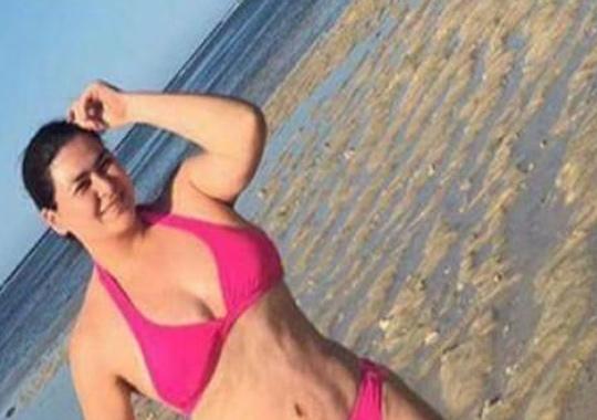 Frontal beach body photo ni Aiko Melendez GMA News Online