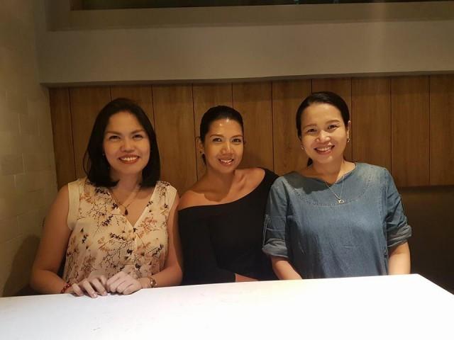 Camille, Faye and Vivian during the GMA Lifestyle Interview. Photo: Angelica Y. Yang.