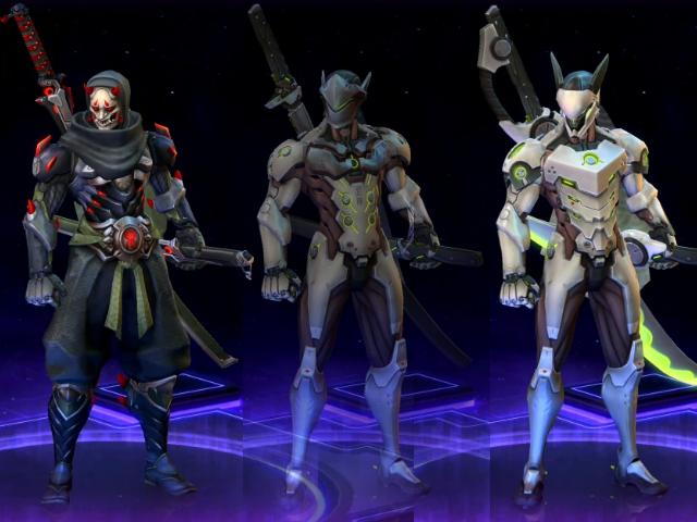 Overwatch Fan Skin Archive — Official Heroes of the Storm Skins: Genji