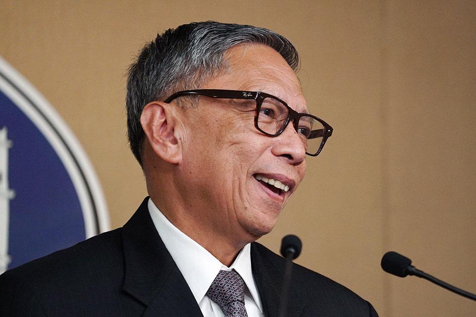 Association of Southeast Asian Nations National Organizing Committee (ASEAN-NOC) Chairman Marciano Paynor Jr. bares details on the remaining meetings of the Philippines' chairmanship of the ASEAN, during a press briefing in MalacaÃ±ang on Wednesday, April 19, 2017. King Rodriguez/PPD 