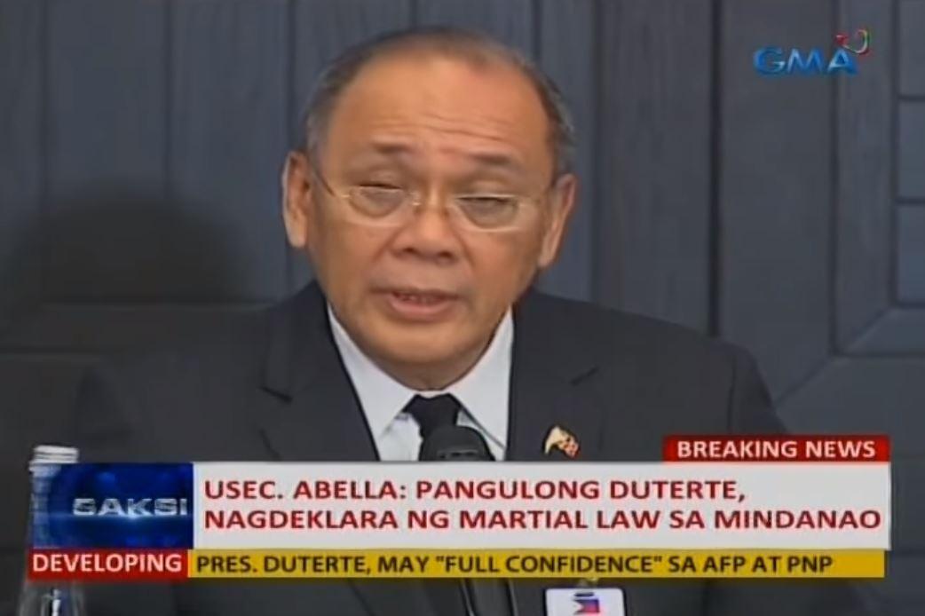 Duterte Declares Martial Law In Mindanao