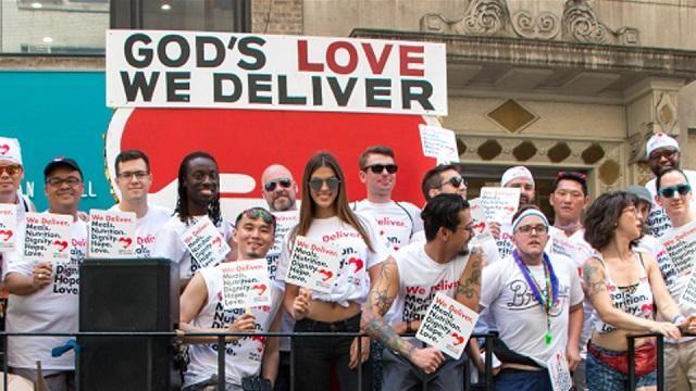 Iris Mittenaere raises rainbow flag in NYC Pride celebration