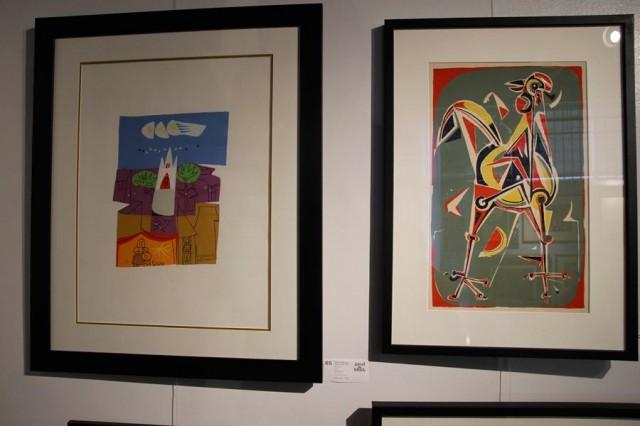 A Malang painting for P24,000 (Untitled, Serigraph 1/50) and a Ang Kiukok one for P14,000 (Untitled, Rooster Serigraph 10/226) could soon be hanging on your living room. 