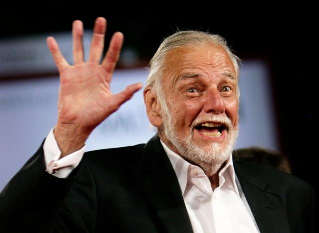  Director George A. Romero poses for photographers before the screening of the film 