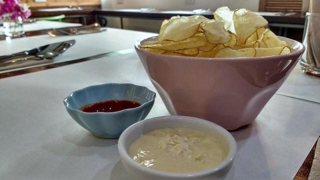 My forever favorite: Nikko's homemade potato chips!