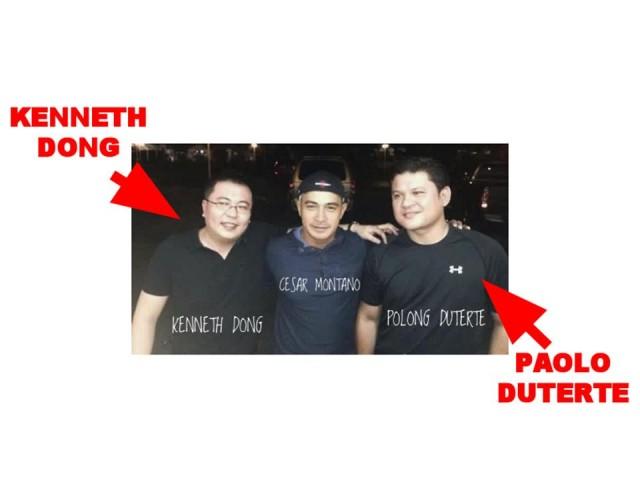 Kenneth Dong and Paolo Duterte.
