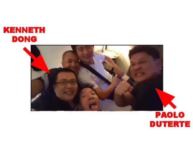 Kenneth Dong and Paolo Duterte.