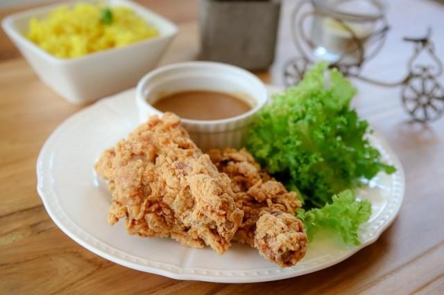 Le Jardin's Southern Fried Chicken is on a whole new level.