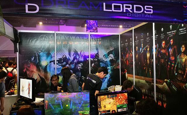 Dreamlords Digital's booth at this year's ESGS. Photo: Michael Logarta