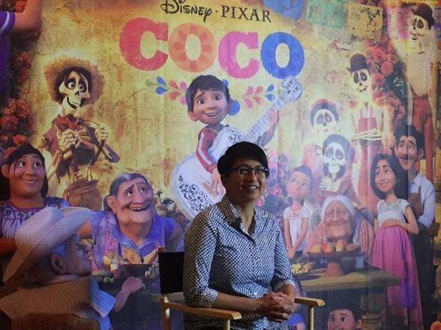 Apart from telling us the work process for 'Coco', Gini also dished out a few pieces of advice for animators. Photo: Rie Takumi