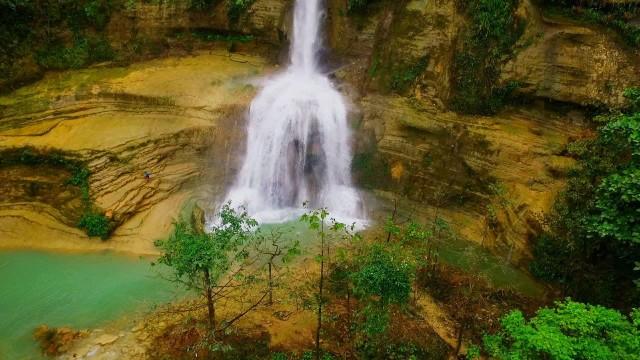 Can-Umantad Falls in Candijay â€” the highest waterfall in Bohol. 