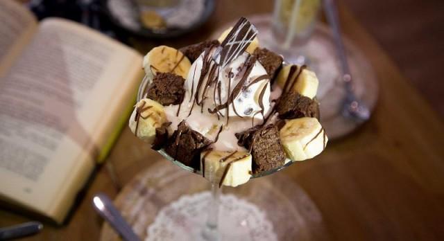 From the Land Down Undah comes delectable desserts like this brownie martini