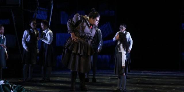 Jamie Wilson as the terror Miss Trunchbull