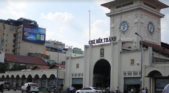 The famous Ben Thanh market