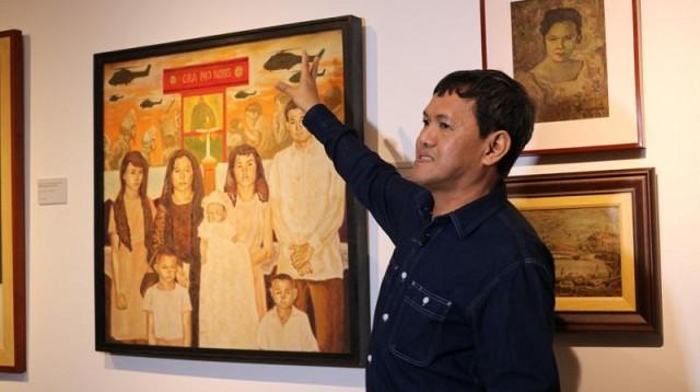 Borlongan at the opening of his 25th anniversary exhibit 