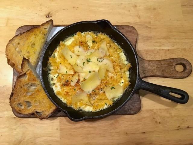The mac and cheese is definitely for sharing. Photo: Nikka Sarthou-Lainez