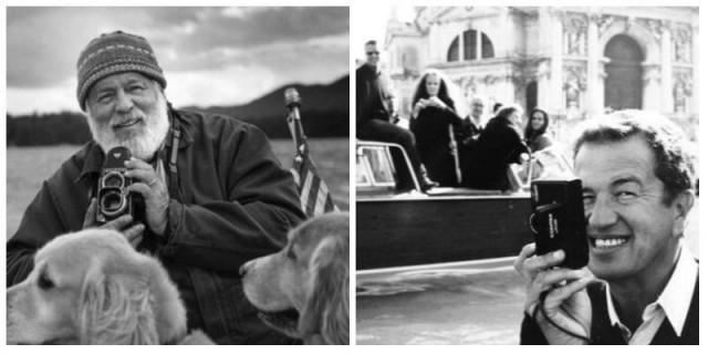 Bruce Weber and Mario Testino. Photos from their respective Twitter accounts