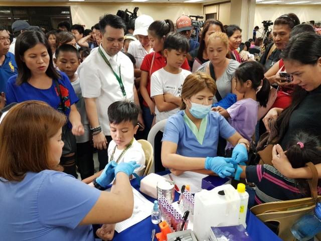 Blood tests are to be conducted on children who were vaccinated with Dengvaxia. PHOTO BY CHINO GASTON