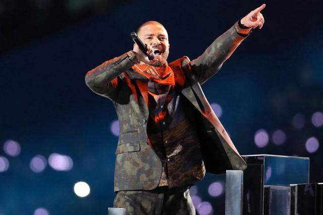 Timberlake Back At Super Bowl Halftime No Wardrobe Malfunctions