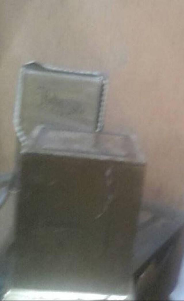 The brass urn containing the ash of Maria Pilar Pipie Cruz has been recovered by the police. PHOTO BY SPD CHIEF SUPT. THOMAS APOLINARIO