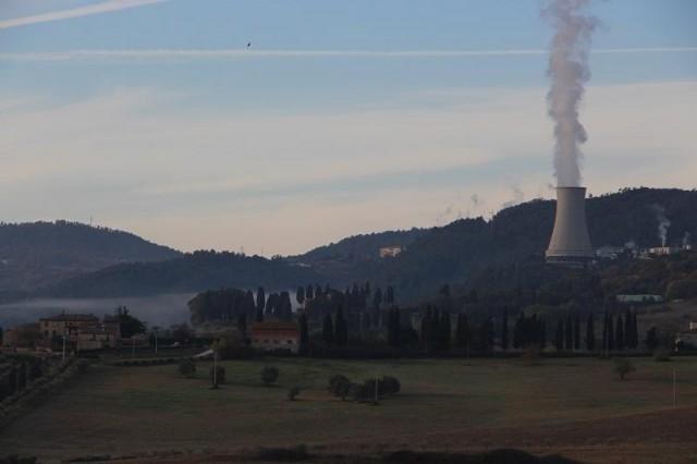 Geothermal plants in Devil's Valley.